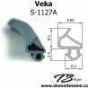 Okenni těsnění do oken VEKA S-1127A šedá