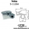 Okenni těsnění do oken VEKA S-1126A šedá
