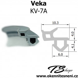 Okenni tesneni do oken VEKA KV-7A šedá