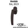 Okenni klika Victory Hnědá RAL 8019