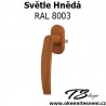 Okenni klika Victory Světle Hnědá RAL 8003