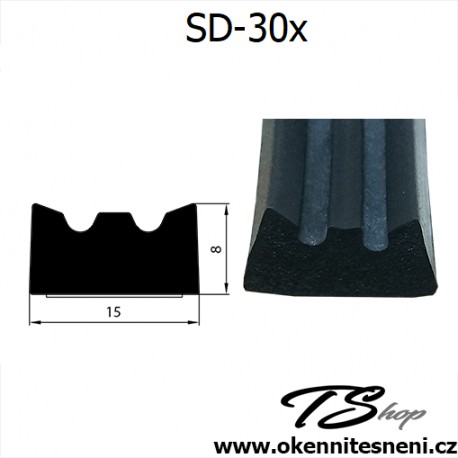 Těsnění SD-30x Černá 50mb