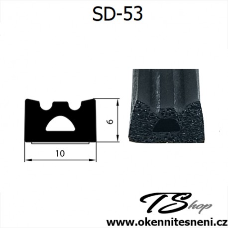 Těsnění SD-53 Černá 100mb