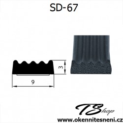 Těsnění SD-67 Černá 100mb