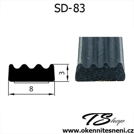 Těsnění SD-83 Černá 150mb