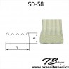 Těsnění SD-58 Bílá 125mb