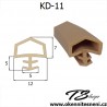 Těsnění pro dveří KD-11 Béžový